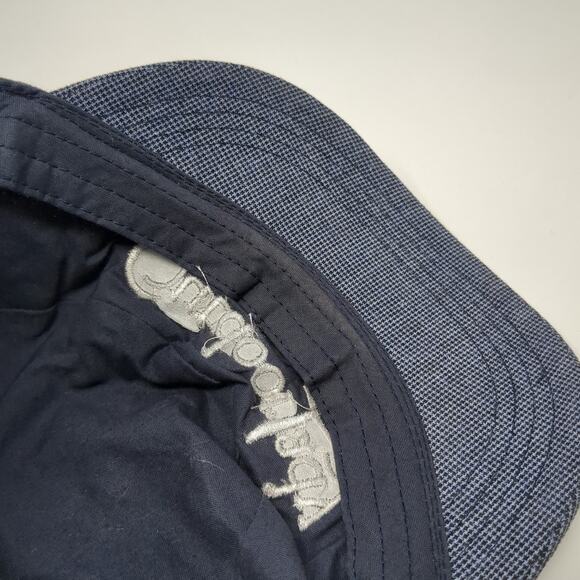 Outdoor Lady Strapback Cadet Army Cap Blue One Size Adjustable Cotton District - Picture 8 of 10